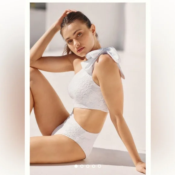 Beach Riot Selena One Piece Bridal Swimsuit Medium - Picture 1 of 13